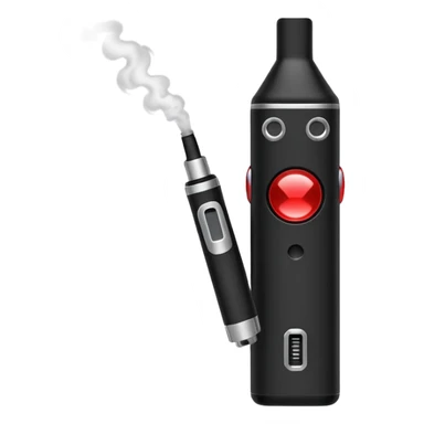 black simple hqd vape sticker