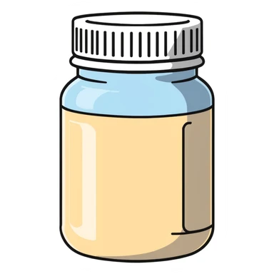 whey protein jar sticker