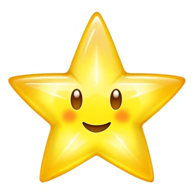 A dynamic cartoon star with motion blur and a glowing aura, giving the impression of fast movement or leveling up. The design is fun and energetic sticker