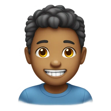 A little kid with no front theetg sticker