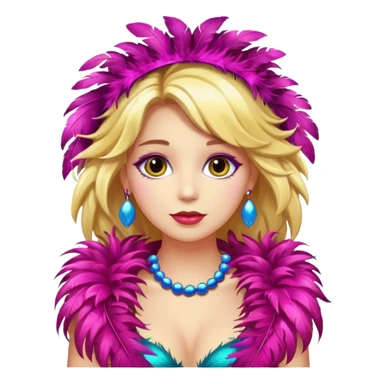 Une fille qui porte une feullara  sticker