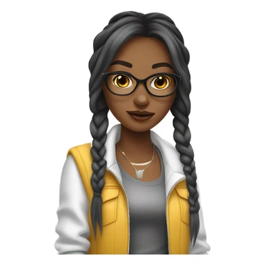 Downtown girl sticker