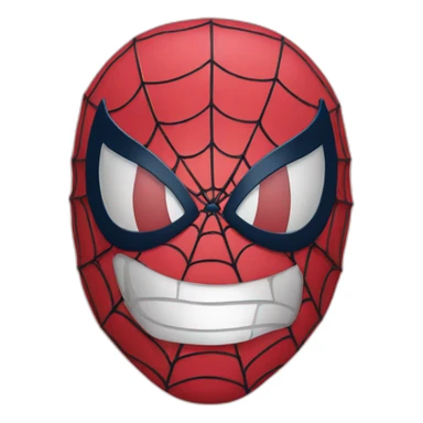 Spiderman head one sticker