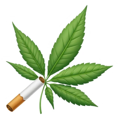 Weed joint sticker
