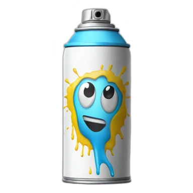 spraypaint can sticker