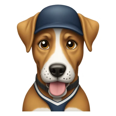 Hockey dog sticker