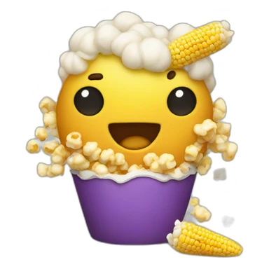 pop with corn sticker