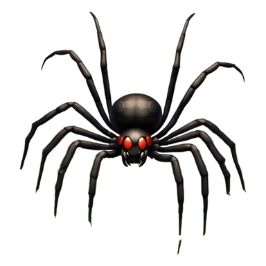 Huge spider sitting on grass with flowers, surrounded by a lush meadow. Detailed legs and body, with soft natural lighting enhancing its texture. Calm, serene background with vibrant greenery and a clear sky. Transparent background. sticker