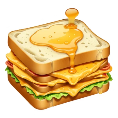 sandwiche and drink sticker