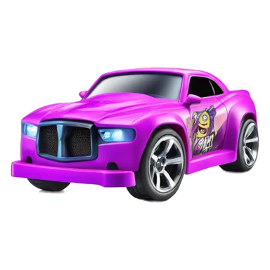 Hot wheels monster high Ghoul Mobile sports car sticker
