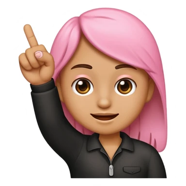 👉 make a emoji with that’s but have the middle finger an pinky also poke out but hide the thumb but keep the ring finger tucked in sticker