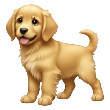 golden retriever puppy sticker