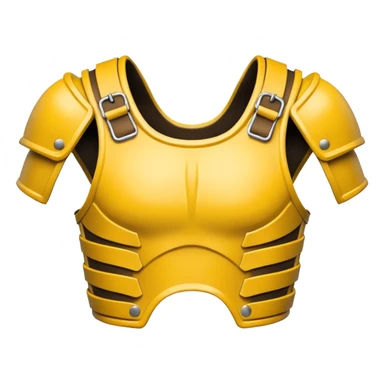 yellow predator bone chestplate sticker