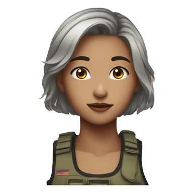 tank theme, girl, anime  sticker