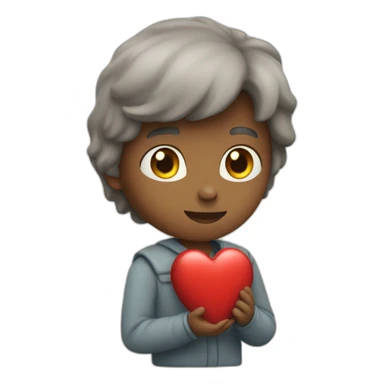 Personne qui arrache un coeur sticker