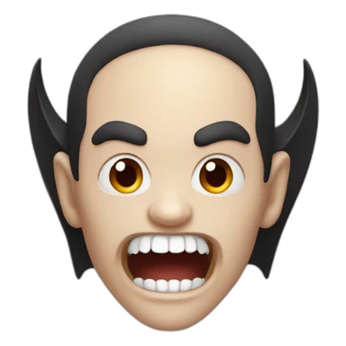 Vampire fang sticker