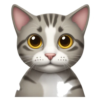 Cat with gofri sticker