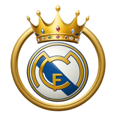 Real Madrid logo sticker