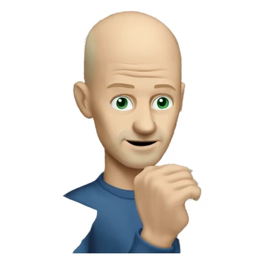 swedish-man-with-no-hair-throwing-dollars-in-the-air-like-he-just-don't-care sticker