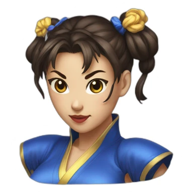 oiled up chun li sticker