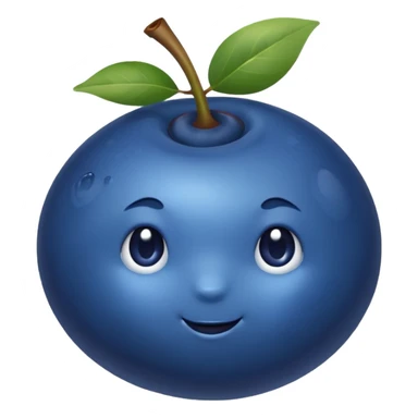 Blueberry sticker