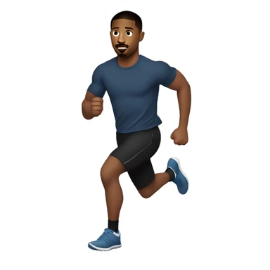 Michael B. Jordan running sticker