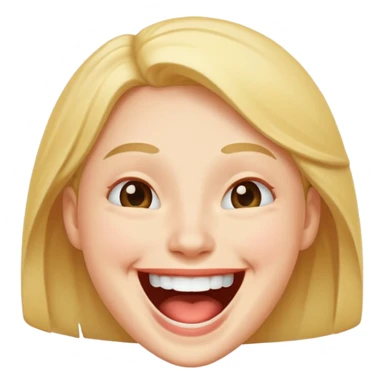 A face laughing sticker