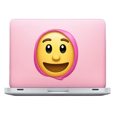 Pink Mac book sticker