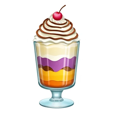 dessert in a glass sticker