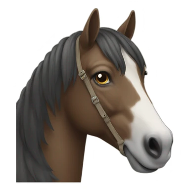 Ours sur cheval sticker