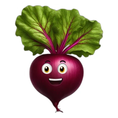 beetroot with corona on it sticker