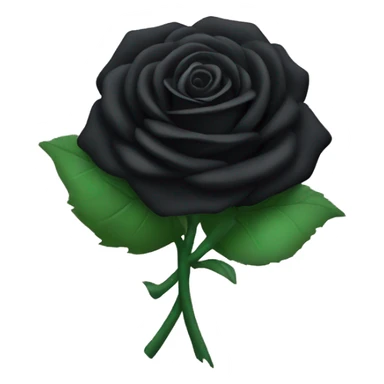 Black rose bouquet  sticker