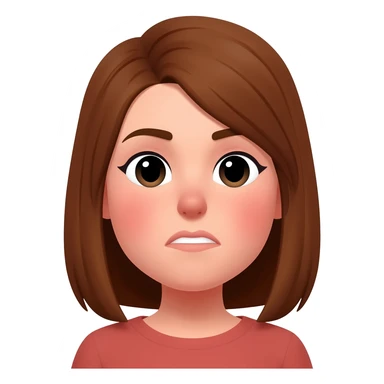 spit face, woman sticker