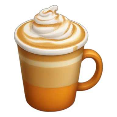 Pumpkin latte sticker
