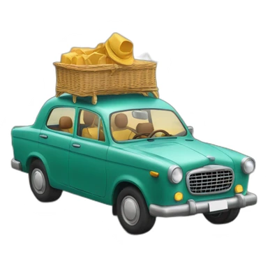 Viaje en coche con compañía sticker