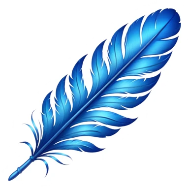 Krishna feather sticker