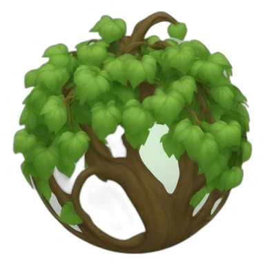 vine sphere sticker