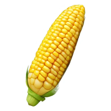 Corn with face sticker