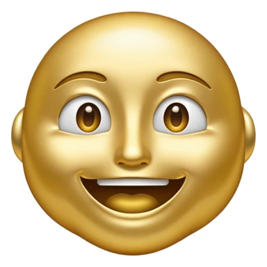 shushing face emoji with a gold crown sticker