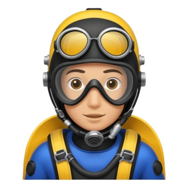scuba diver sticker
