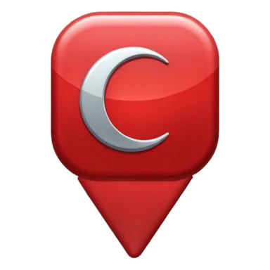 Bolu location pin sticker