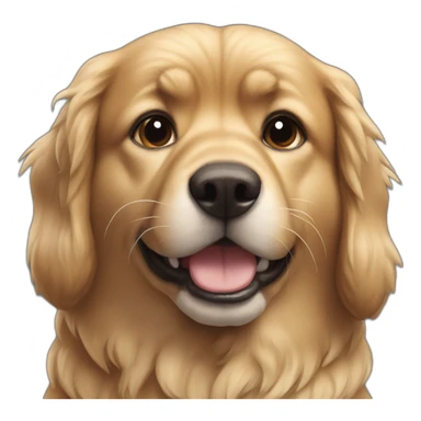 Chat sur un chien sticker