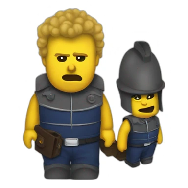 macron simpson sticker