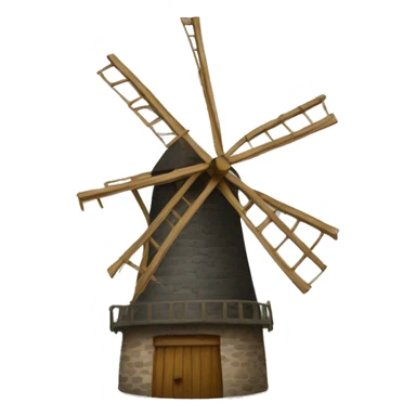 Moulin à vent sticker