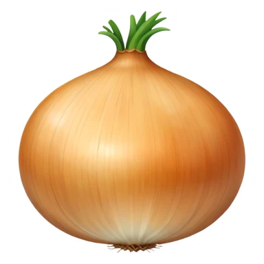 an onion without face and leaves sticker