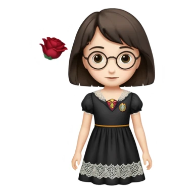 Harry potter wearing a dress sticker