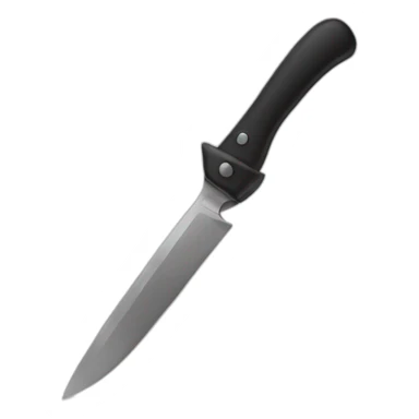 leg and knife sticker