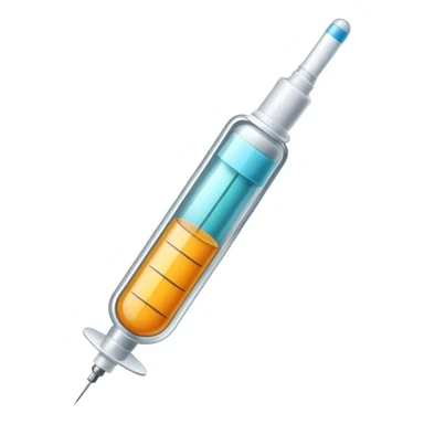 syringe without needle sticker