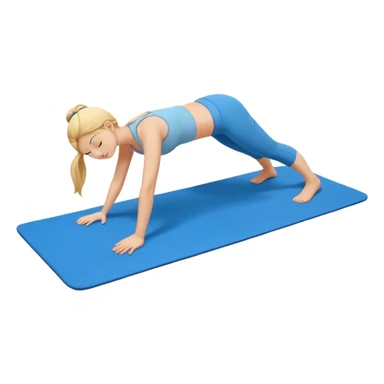 yoga matt sticker