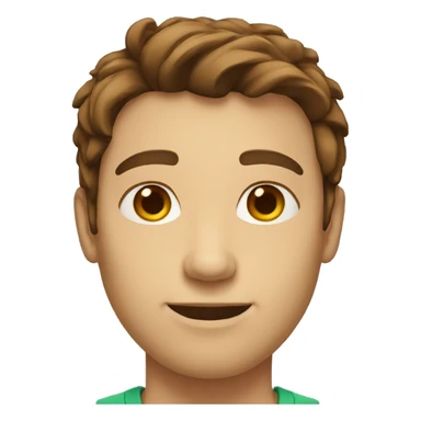 35 year old male with brown hair  sticker